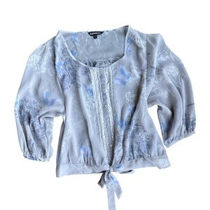 Express Floral Blouse